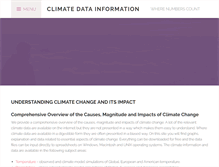 Tablet Screenshot of climatedata.info